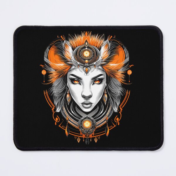 Item preview, Lyran Feline Goddess – Mystical Cosmic Design designed and sold by MystiqSlav.