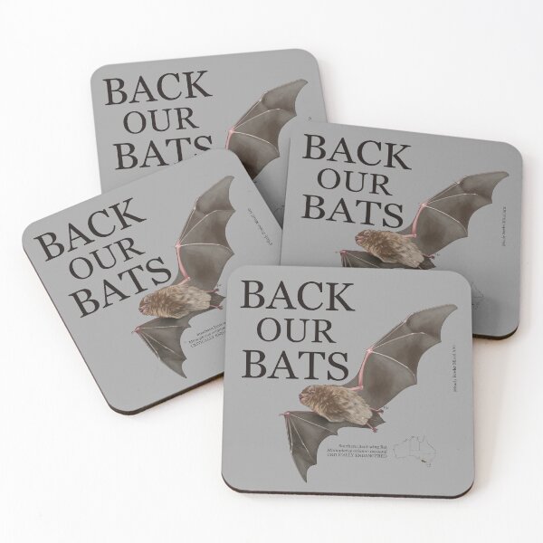 Item preview, Back Our Bats: Southern Bent-wing bat designed and sold by KarlyFMixedArts.