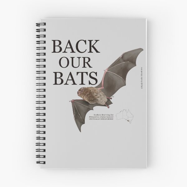 Item preview, Back Our Bats: Southern Bent-wing bat designed and sold by KarlyFMixedArts.