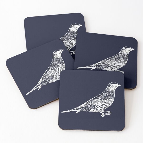 Item preview, Barred Cuckooshrike White Design  designed and sold by designsasstultd.