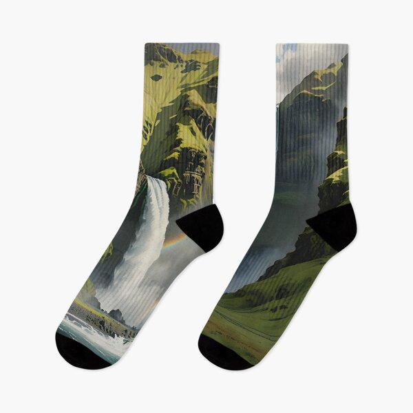 Item preview, Skogafoss Waterfall: Misty Icelandic Majesty designed and sold by LSVart.