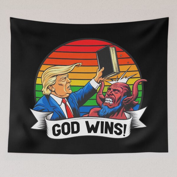 Item preview, God Wins designed and sold by plushism.