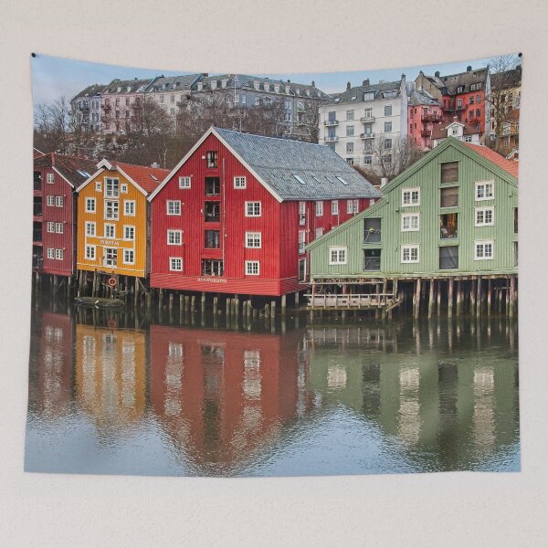 Item preview, Bakklandet Wooden Wharf Buildings, Trondheim, Norway designed and sold by Martyn R Arnold Fine Art Nature & Landscape Photography.