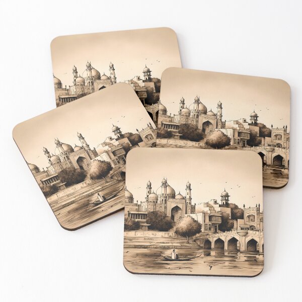 Item preview, Old Lahore on the Ravi designed and sold by NomadicDreamer.