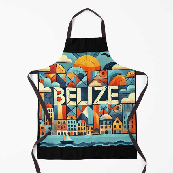 Item preview, Belize Adventure Cubism Art – Tropical Fun for Travel Lovers designed and sold by OzzFrequency.