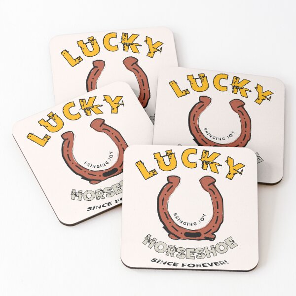 Item preview, Lucky Horseshoe: Vintage Typography(draw with fingers)  designed and sold by CoolEnthusias.