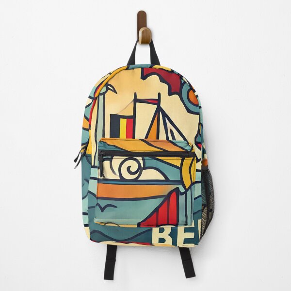 Item preview, Belize Adventure Cubism Art – Tropical Fun for Travel Lovers designed and sold by OzzFrequency.