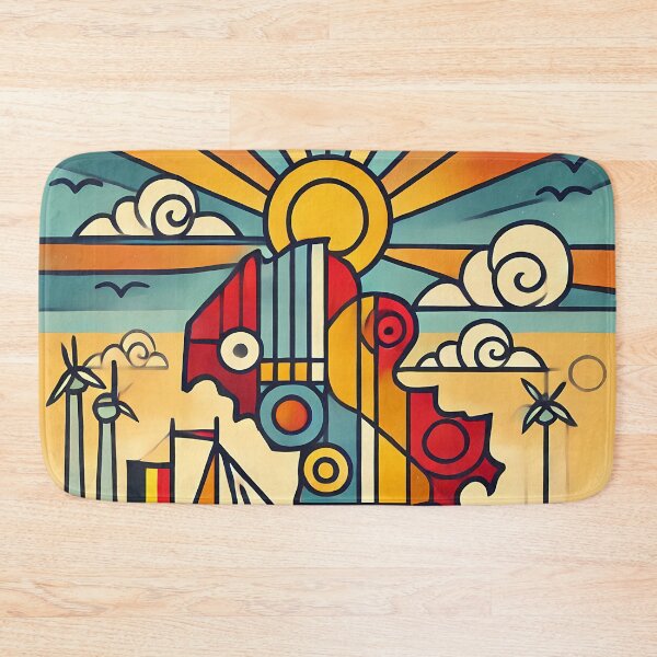 Item preview, Belize Adventure Cubism Art – Tropical Fun for Travel Lovers designed and sold by OzzFrequency.