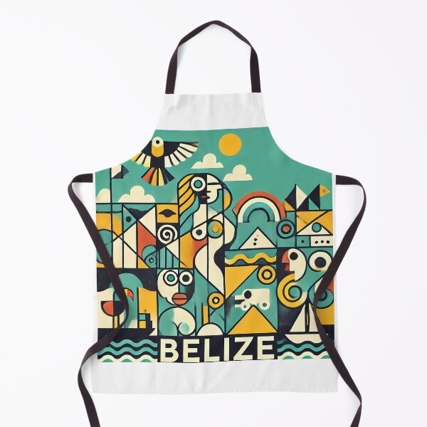 Item preview, Belize Adventure Cubism Art – Tropical Fun for Travel Lovers designed and sold by OzzFrequency.