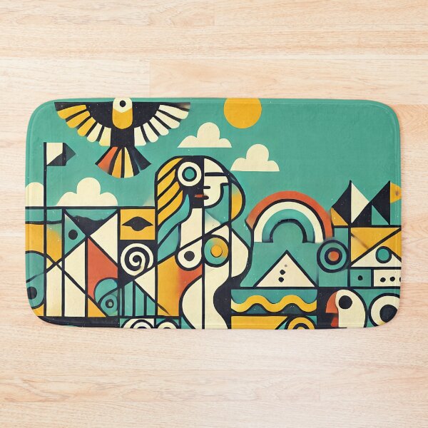 Item preview, Belize Adventure Cubism Art – Tropical Fun for Travel Lovers designed and sold by OzzFrequency.