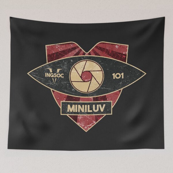Item preview, INGSOC 1984 MINILUV George Orwell Vintage designed and sold by worldwarvintage.