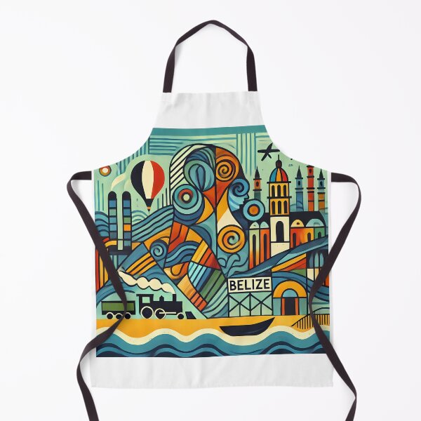 Item preview, Belize Adventure Cubism Art – Tropical Fun for Travel Lovers designed and sold by OzzFrequency.
