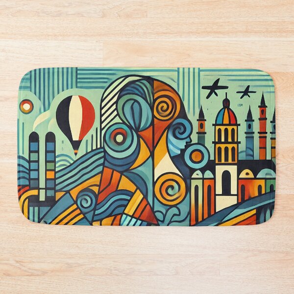 Item preview, Belize Adventure Cubism Art – Tropical Fun for Travel Lovers designed and sold by OzzFrequency.