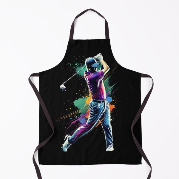 Item preview, Colorful Golf Player Golfer Men designed and sold by Kimberley King Art King Art.