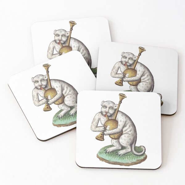 Item preview, Ugly medieval cat - cat playing the bagpipe designed and sold by Grey House.