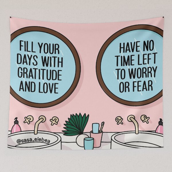 Item preview, Gratitude and love by Sasa Elebea designed and sold by Sabrina Brugmann.