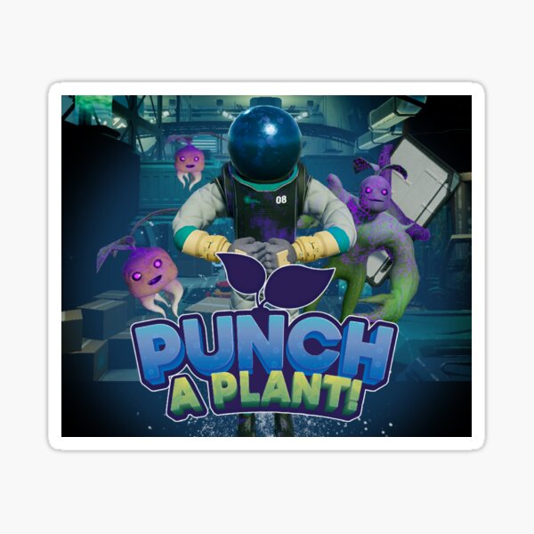 Punch A Plant Cover Sticker