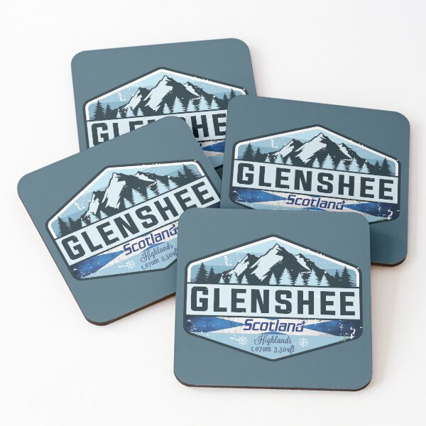 Item preview, Glenshee Scotland UK Ski Sticker T-Shirt 01 designed and sold by OuterShellUK.