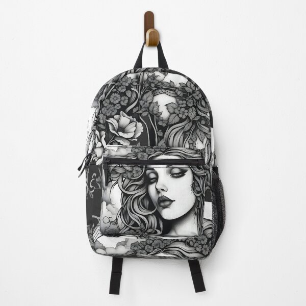 Item preview, Dark Feminine Energy Floral Witch designed and sold by Printicato.
