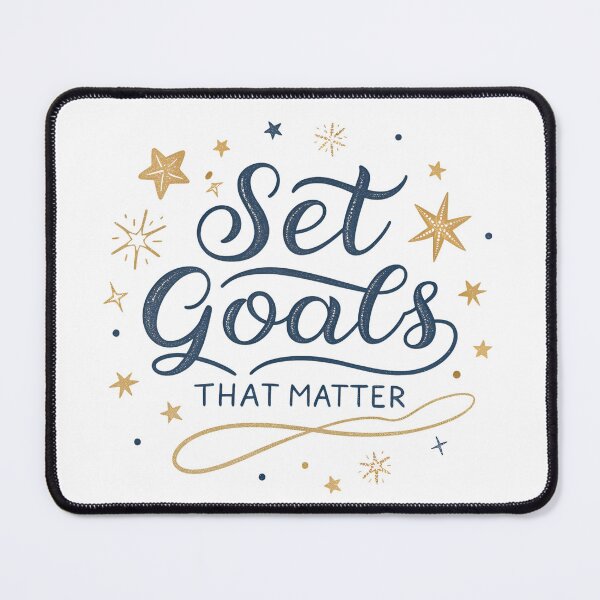 Item preview, Elegant Sparkling Typography: "Set Goals That Matter" designed and sold by Pattamo1.