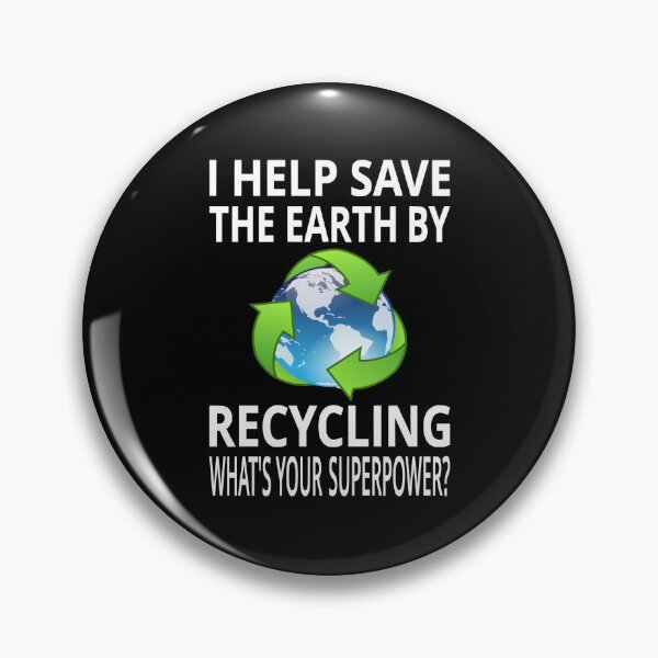 Item preview, I Help Save The Earth By Recycling. What's Your Superpower? designed and sold by coolfuntees.