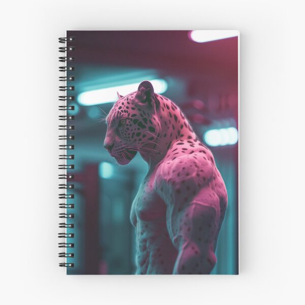 Item preview, Muscley Gym Bro Leopard designed and sold by AVisionInPink.