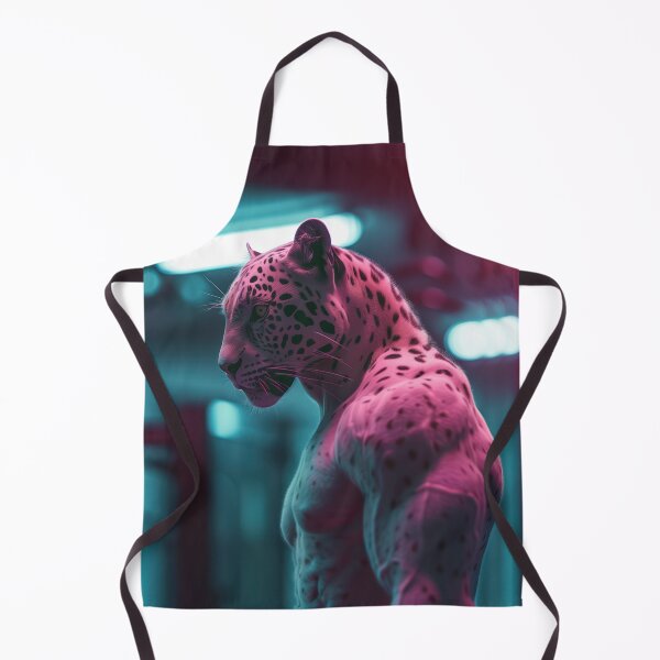 Item preview, Muscley Gym Bro Leopard designed and sold by AVisionInPink.