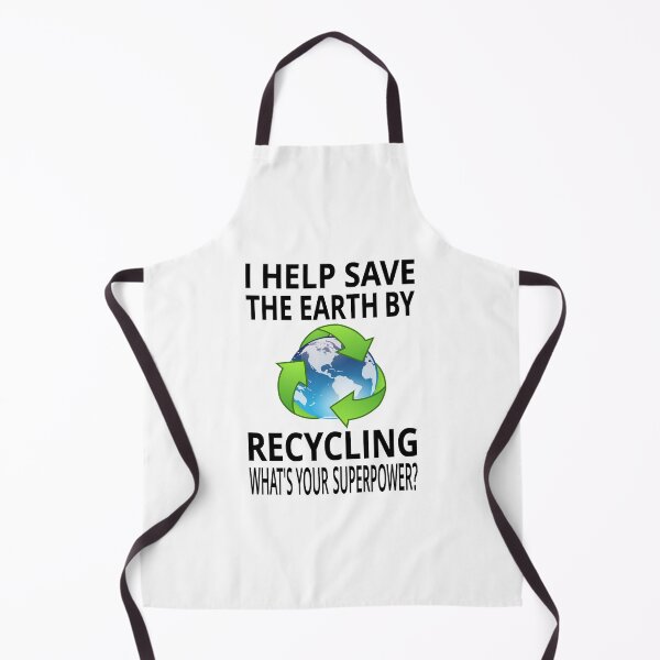 Item preview, I Help Save The Earth By Recycling. What's Your Superpower? designed and sold by coolfuntees.