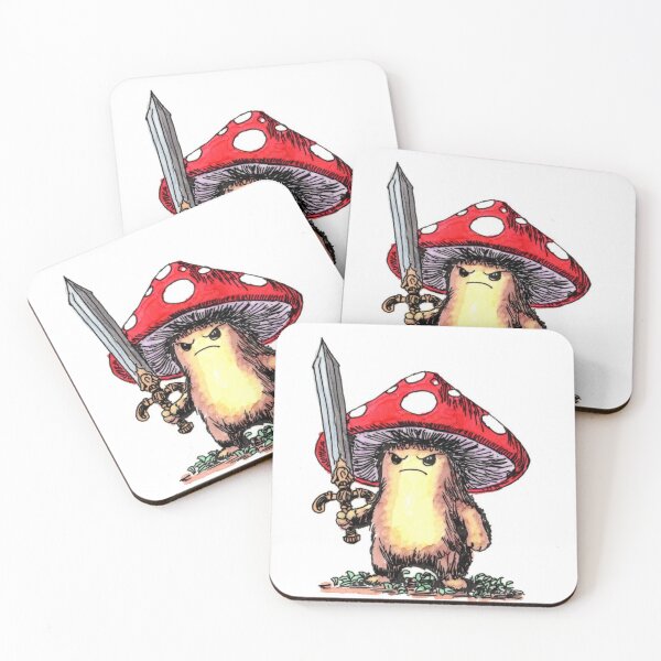 Item preview, Angry Mushroom designed and sold by Scribbles & Doodles by Jinx.