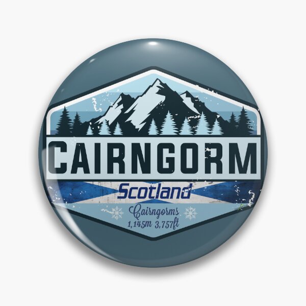 Item preview, Cairngorm Scotland UK Ski Sticker T-Shirt 01 designed and sold by OuterShellUK.