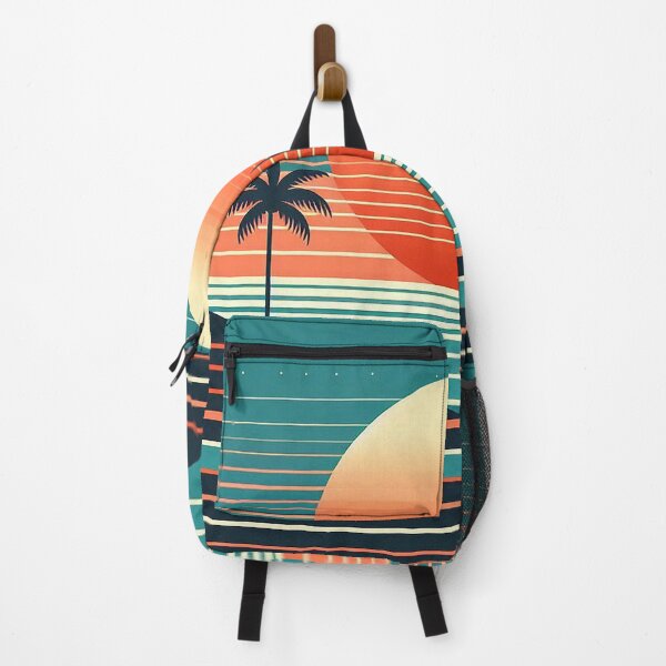 Item preview, Minimalistic retro sunset at the beach designed and sold by Silbays.