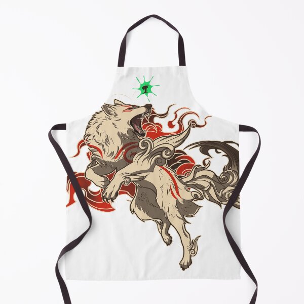 Item preview, Okami inspired art v3 wolf Amaterasu designed and sold by CeltyRysuje.