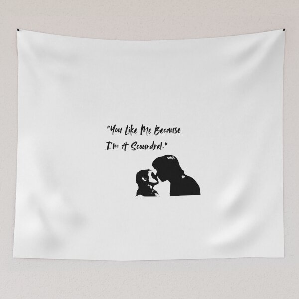 Item preview, Scoundrel Quote Han and Leia  designed and sold by allymcdonald.
