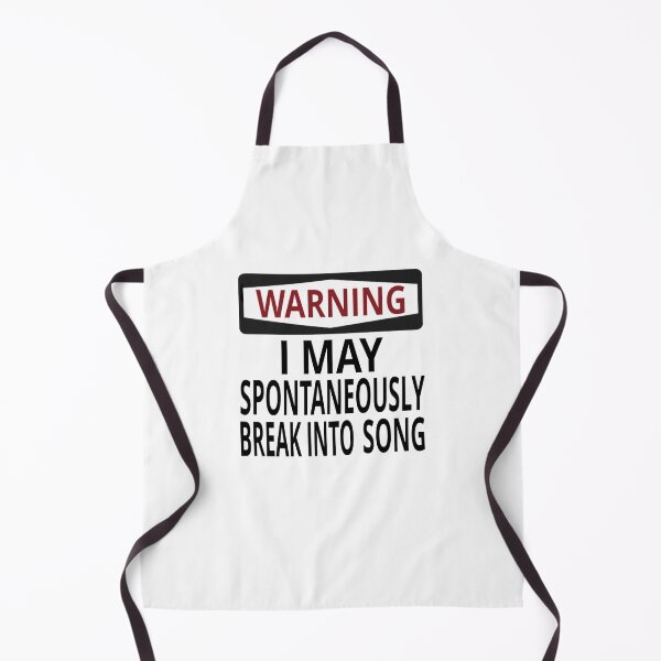 Item preview, Warning: I May Spontaneously Break Into Song designed and sold by coolfuntees.