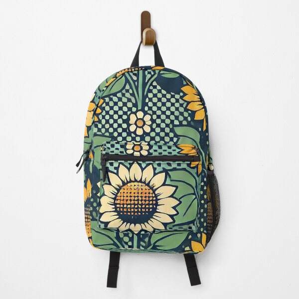 Aperçu de l'œuvre Motif tournesol Pop Art créée et vendue par Silbays.
