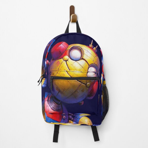 Item preview, Happy Robot. Smiling in Red, blue & yellow. designed and sold by Shoot-The-Moon.
