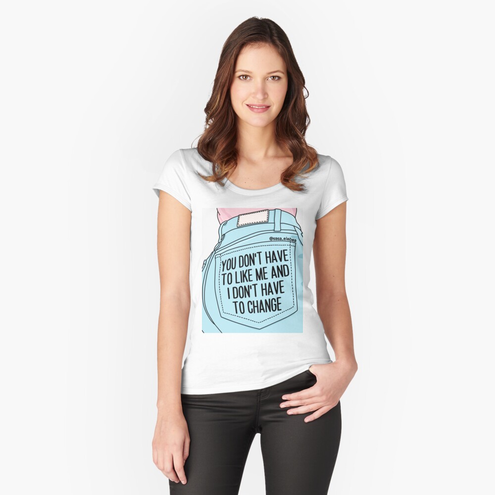Item preview, Fitted Scoop T-Shirt designed and sold by elebea.