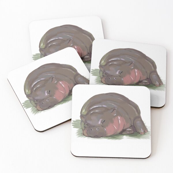 Item preview, Sleeping Baby Hippo Sketch designed and sold by LordPandaRick.