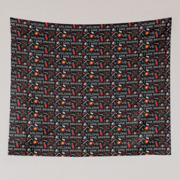 Item preview, I Love Welding on Black designed and sold by VintageStyle.