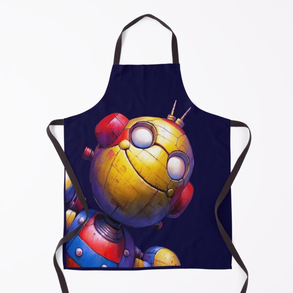 Item preview, Happy Robot. Smiling in Red, blue & yellow. designed and sold by Shoot-The-Moon.