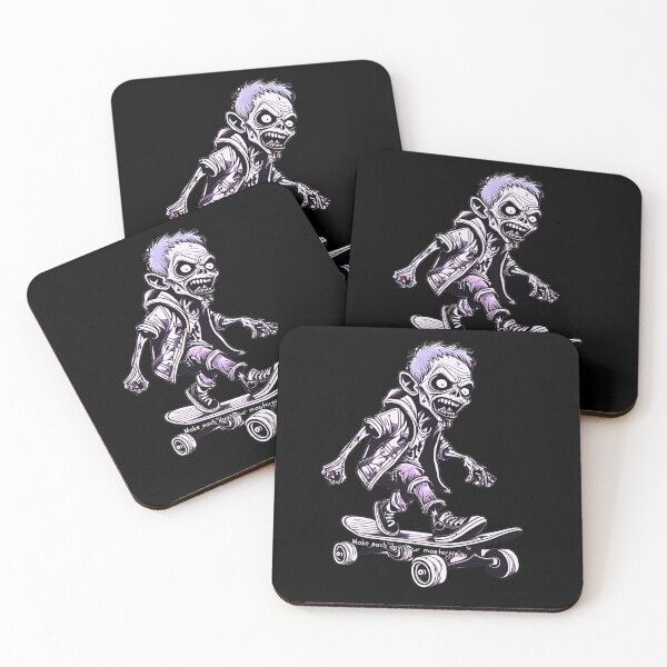 Item preview, Spooky Zombie Skateboarder Illustration | Perfect for Halloween designed and sold by attakorn.