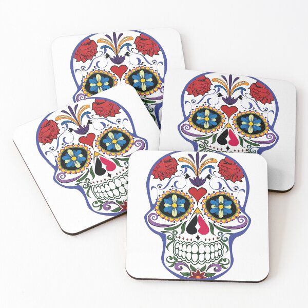 Item preview, Ornate Floral Skull Design with Beautiful Flower Background designed and sold by Artistikastore.