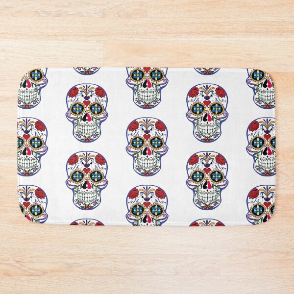 Item preview, Ornate Floral Skull Design with Beautiful Flower Background designed and sold by Artistikastore.