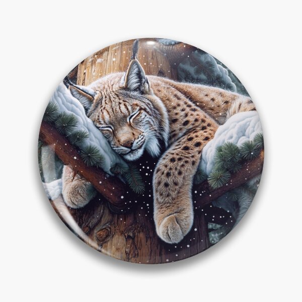 Item preview, Sleeping Lynx designed and sold by M-Y-A-R-T-.