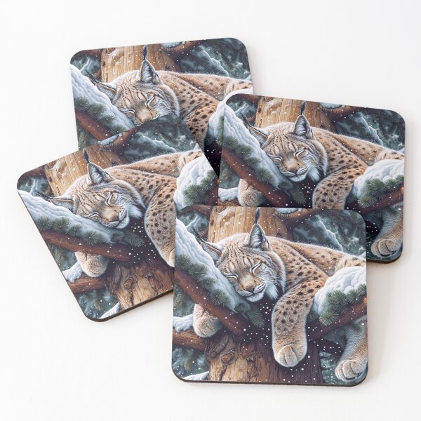 Item preview, Sleeping Lynx designed and sold by M-Y-A-R-T-.