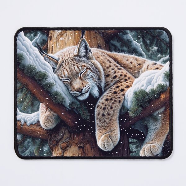Item preview, Sleeping Lynx designed and sold by M-Y-A-R-T-.