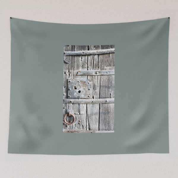 Item preview, Old door with old and rusty hardware. designed and sold by manoloshoping.