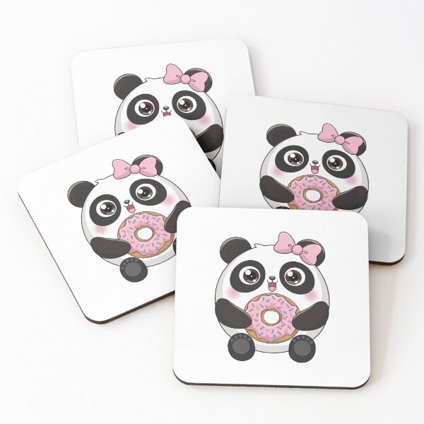 Item preview, panda whit donut designed and sold by jkrphoto.