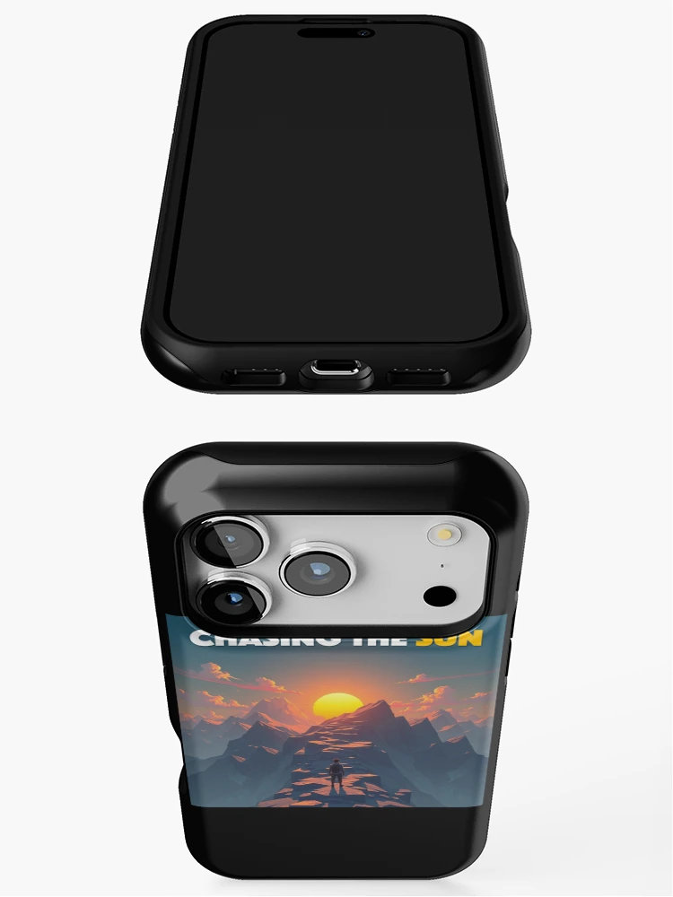 Thumbnail 3 of 4, iPhone Case, Chasing the sun designed and sold by RDSmit.