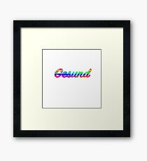 Healthy Framed Print